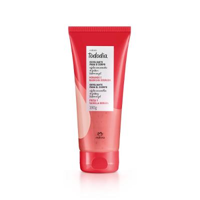 Esfoliante para o Corpo Natura Tododia Morango e Baunilha Dourada 190g