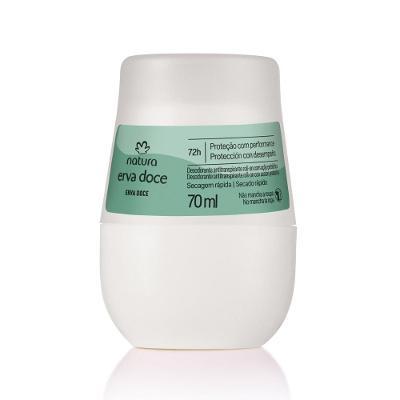 Desodorante Antitranspirante Roll-on Natura Erva Doce 70ml