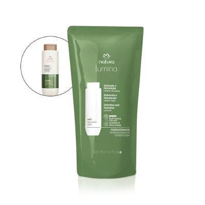 Refil Condicionador Hidratante Cabelo Cacheados Lumina 300ml