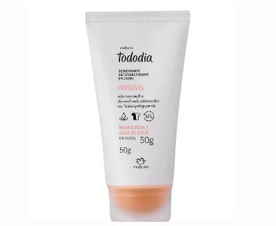 Desodorante Antitranspirante em Creme Tododia Manga Rosa e Água de Coco 50g