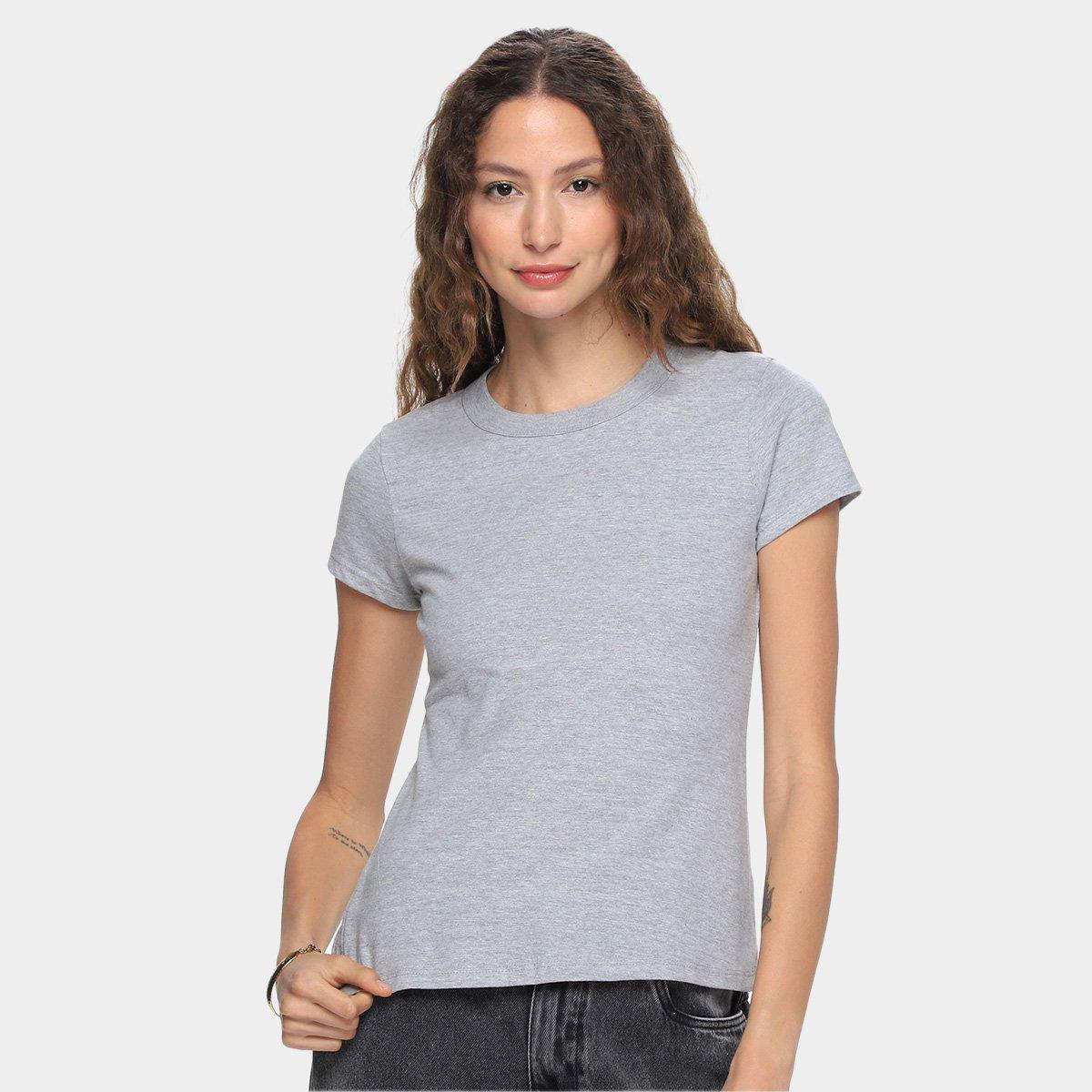 Kit Camiseta Hering C/ 5 Peças Feminina - 5