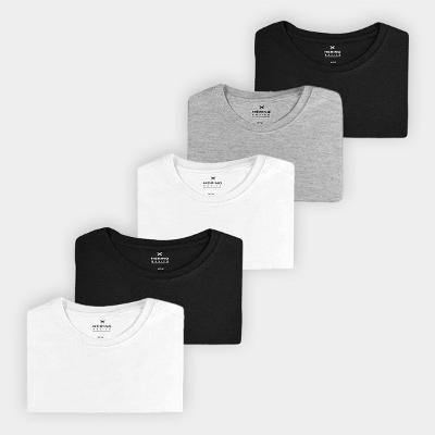 Kit Camiseta Hering C/ 5 Peças Feminina