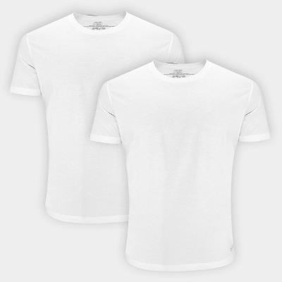 Kit Camiseta Calvin Klein Casual Masculina - 2 Peças