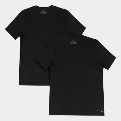 Kit Camiseta Calvin Klein Casual Masculina - 2 Peças