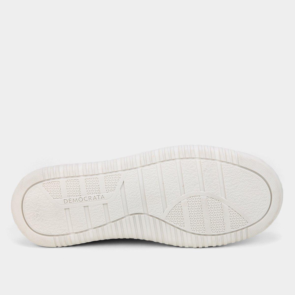 Tênis Couro Democrata Denim Block Masculino - 5