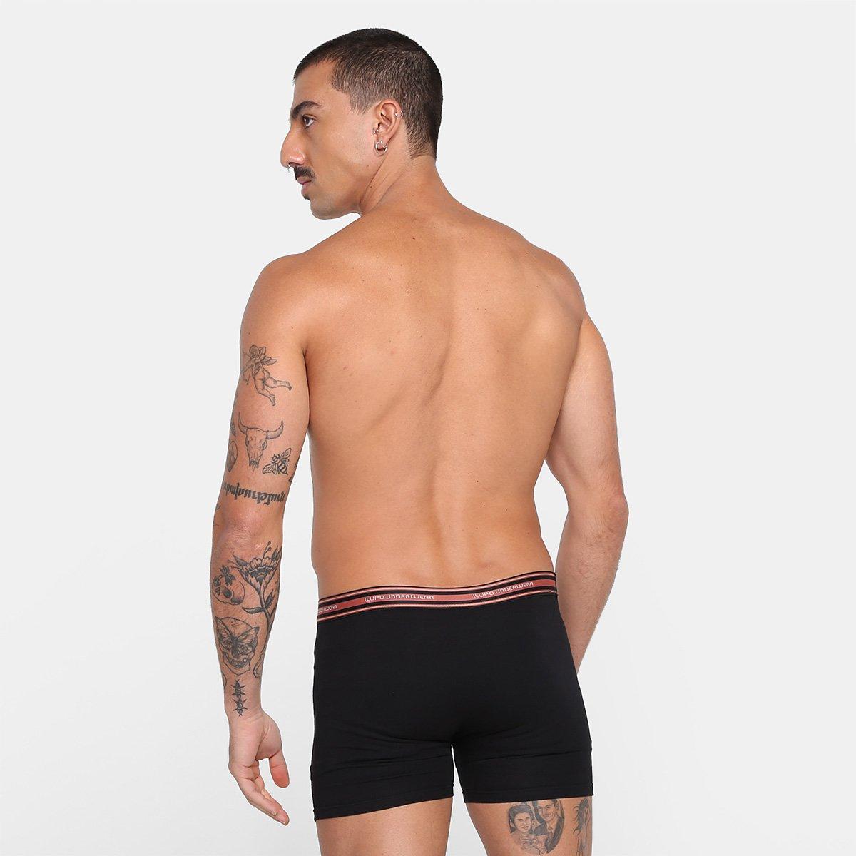 Kit Cueca Boxer Lupo Algodão Masculina - 10 Peças - 3