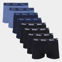 Kit Cueca Boxer Mash Cotton Masculina 8 Peças - 1