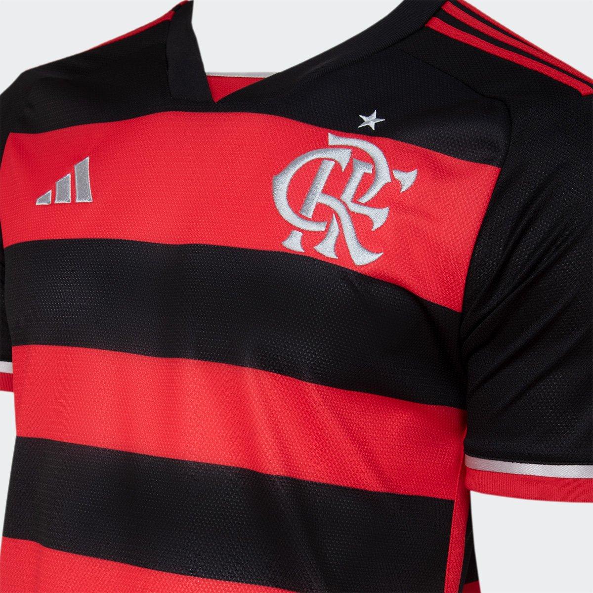 Camisa Flamengo I 24/25 s/n° Torcedor Adidas Masculina - 4