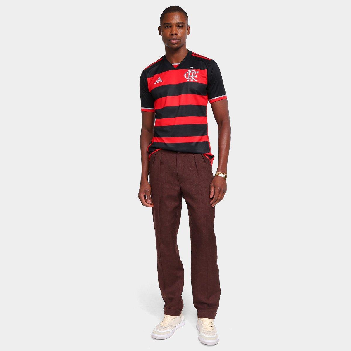 Camisa Flamengo I 24/25 s/n° Torcedor Adidas Masculina - 9