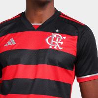 Camisa Flamengo I 24/25 s/n° Torcedor Adidas Masculina - 8