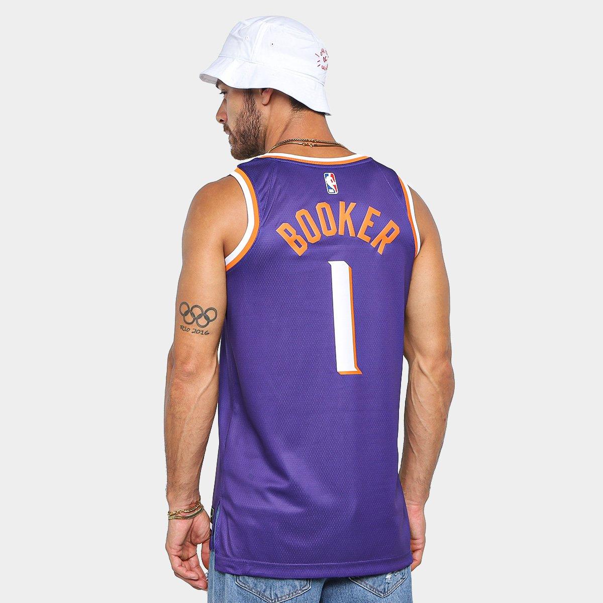 Regata Jersey NBA Nike Phoenix Suns Devin Booker N° 1 - Masculina - 2