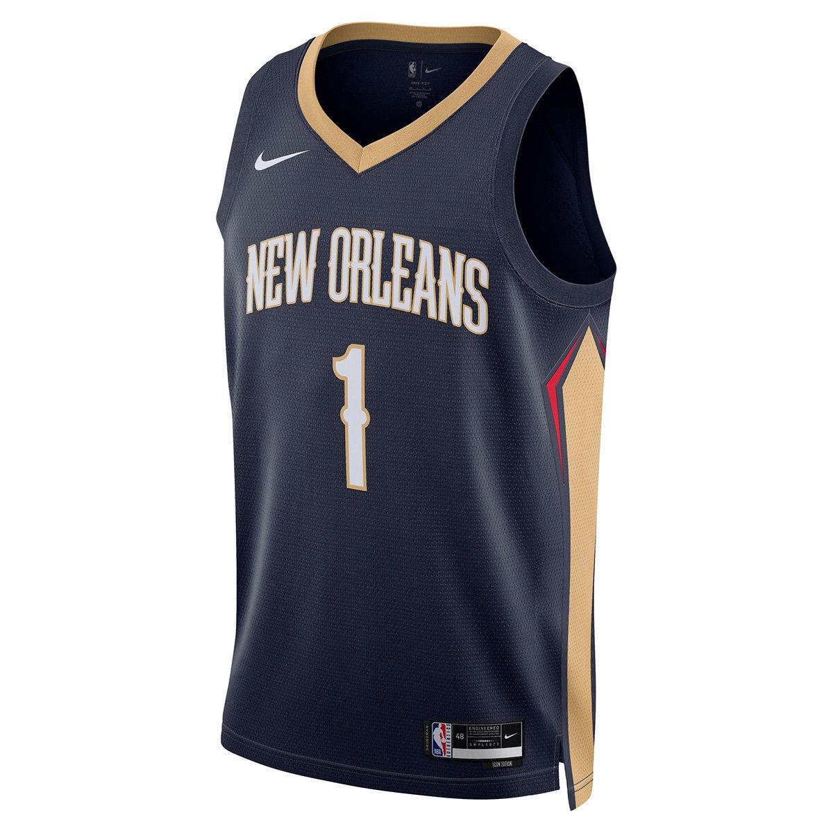 Regata Jersey NBA Nike New Orleans Pelicans Zion Williamson Nº 1 - 5