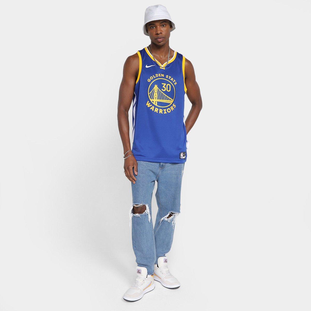 Regata Jersey NBA Nike Golden State Warriors Stephen Curry N° 30 - Masculina - 4