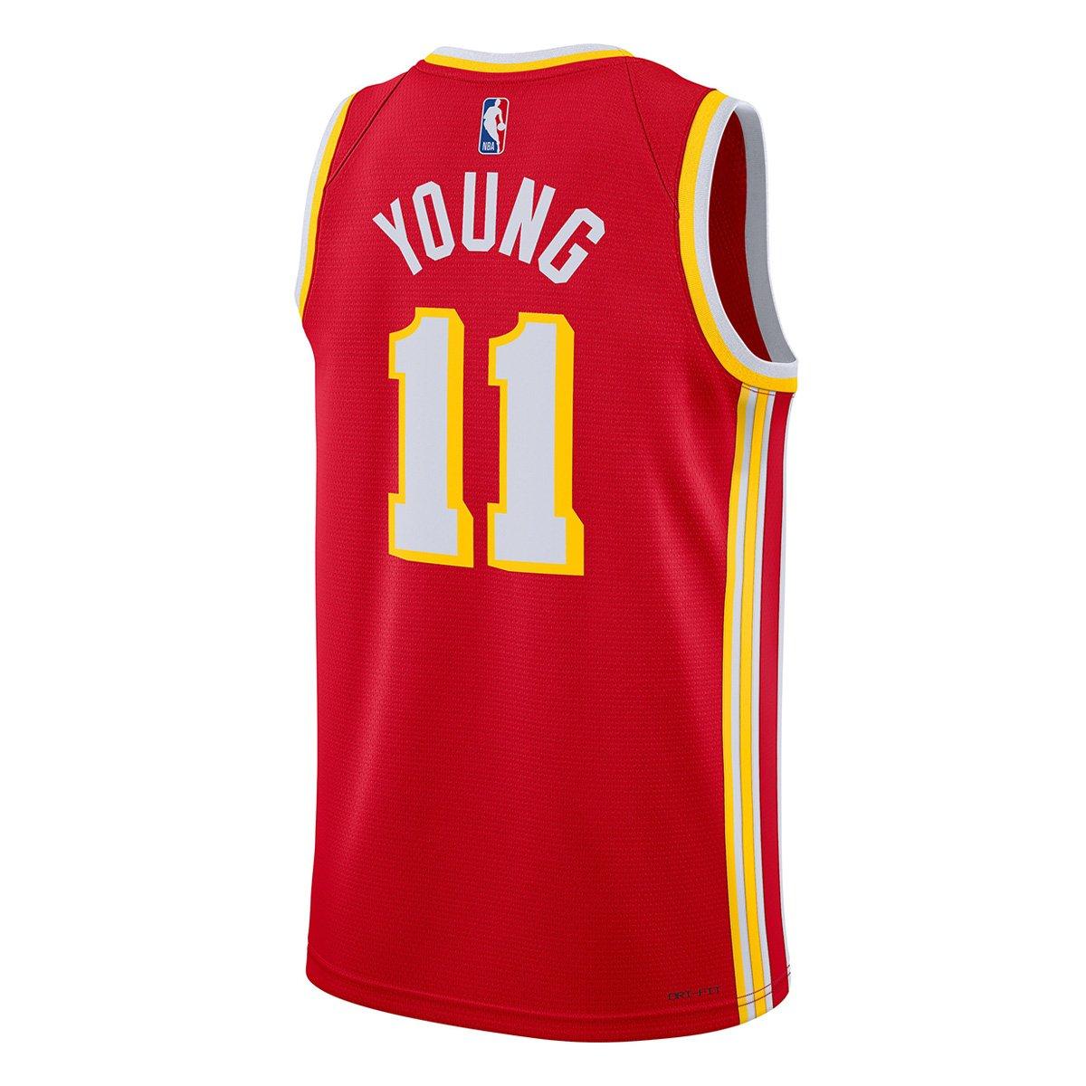 Regata Jersey NBA Nike Atlanta Hawks Trae Young Nº 11 - Masculina - 2