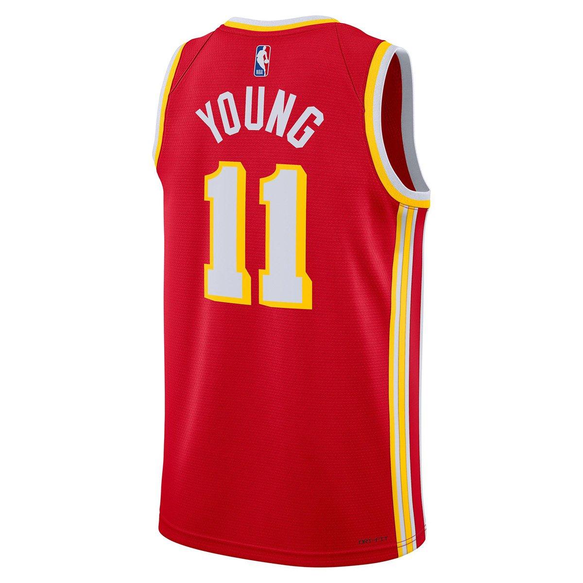 Regata Jersey NBA Nike Atlanta Hawks Trae Young Nº 11 - Masculina - 6