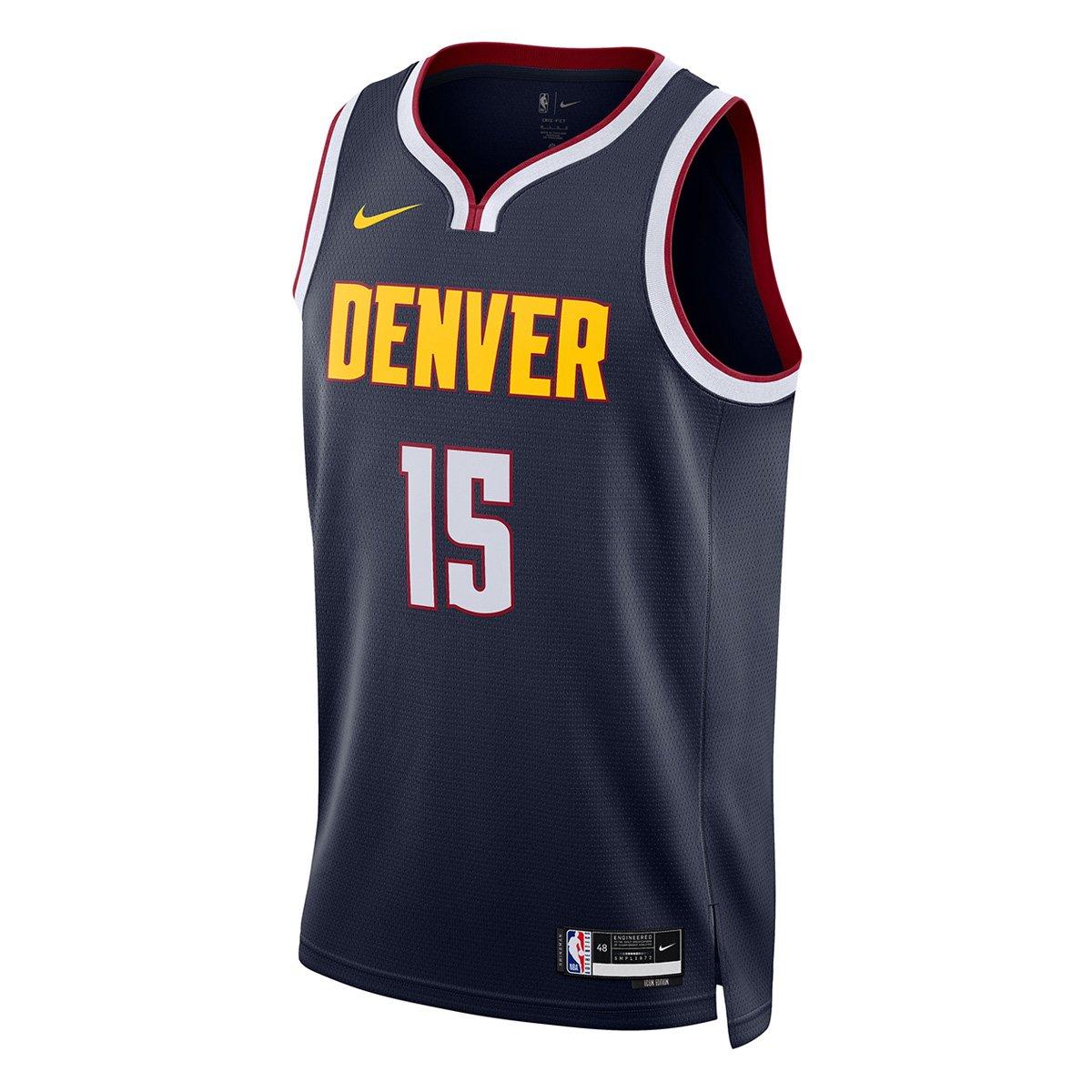 Regata Jersey NBA Nike Denver Nuggets Jokic Nº15 - Masculina - 1