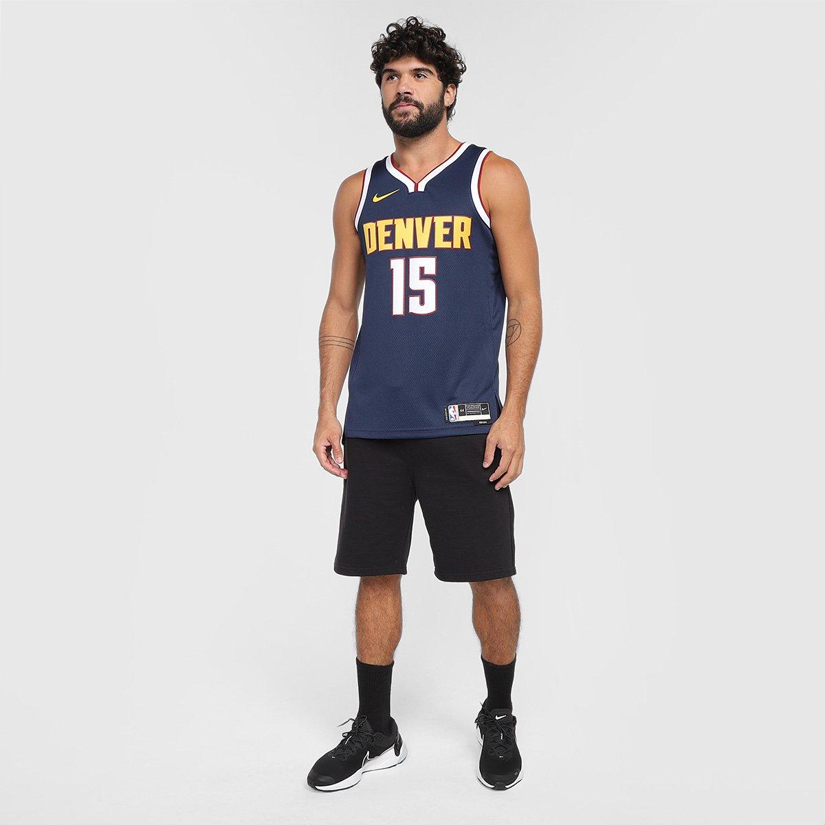 Regata Jersey NBA Nike Denver Nuggets Jokic Nº15 - Masculina - 4