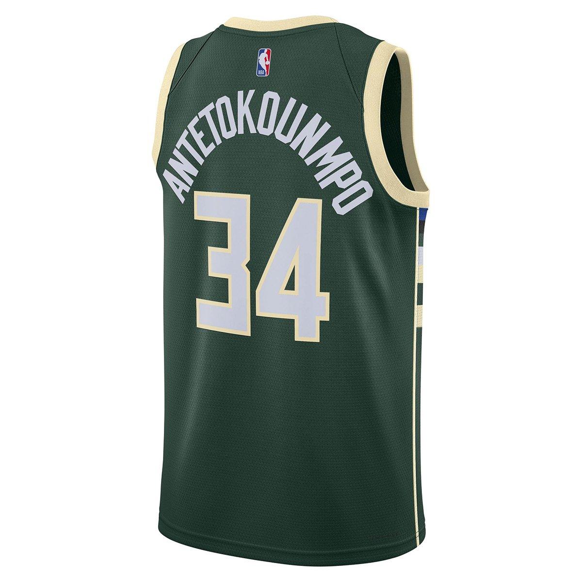 Regata Jersey NBA Nike Milwaukee Bucks Giannis Antetokounmpo Nº 34 - 6