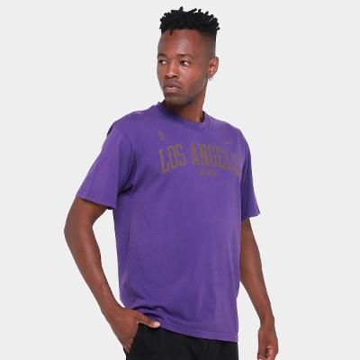 Camiseta NBA Nike Los Angeles Lakers Courtside Max 90 Masculina