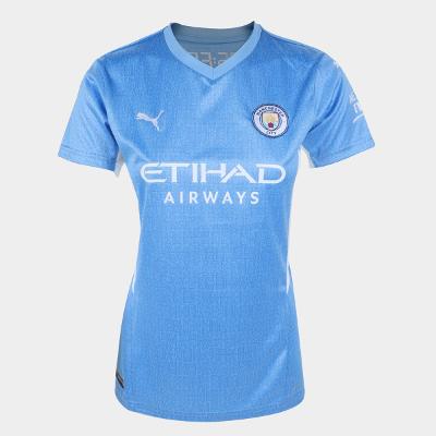 Camisa Manchester City Home 21/22 s/n° Torcedor Puma Feminina