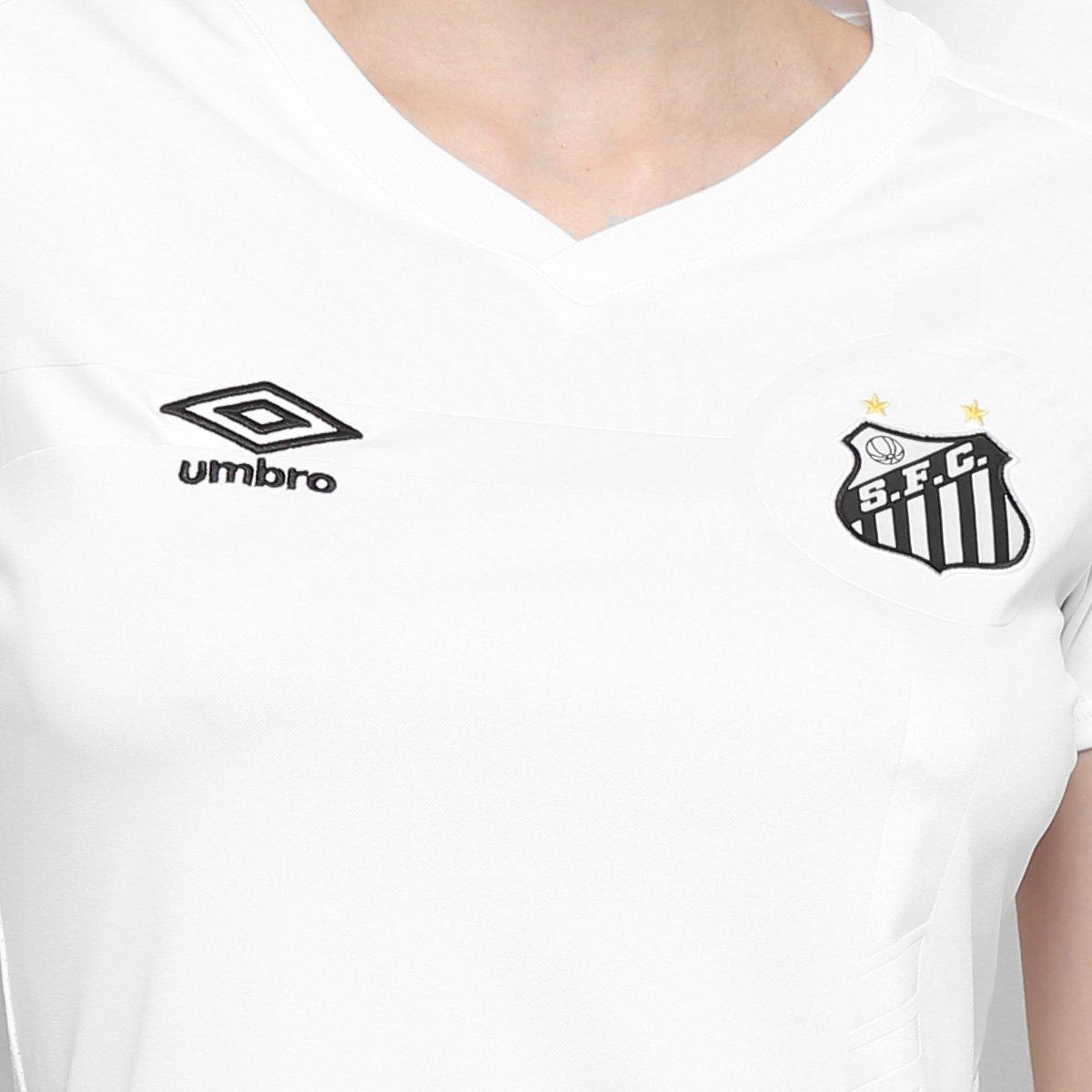 Camisa Santos I 19/20 s/nº Torcedor Umbro Feminina - 4