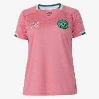 Camisa Chapecoense Outubro Rosa 22/23 s/n° Torcedor Umbro Feminina - 1