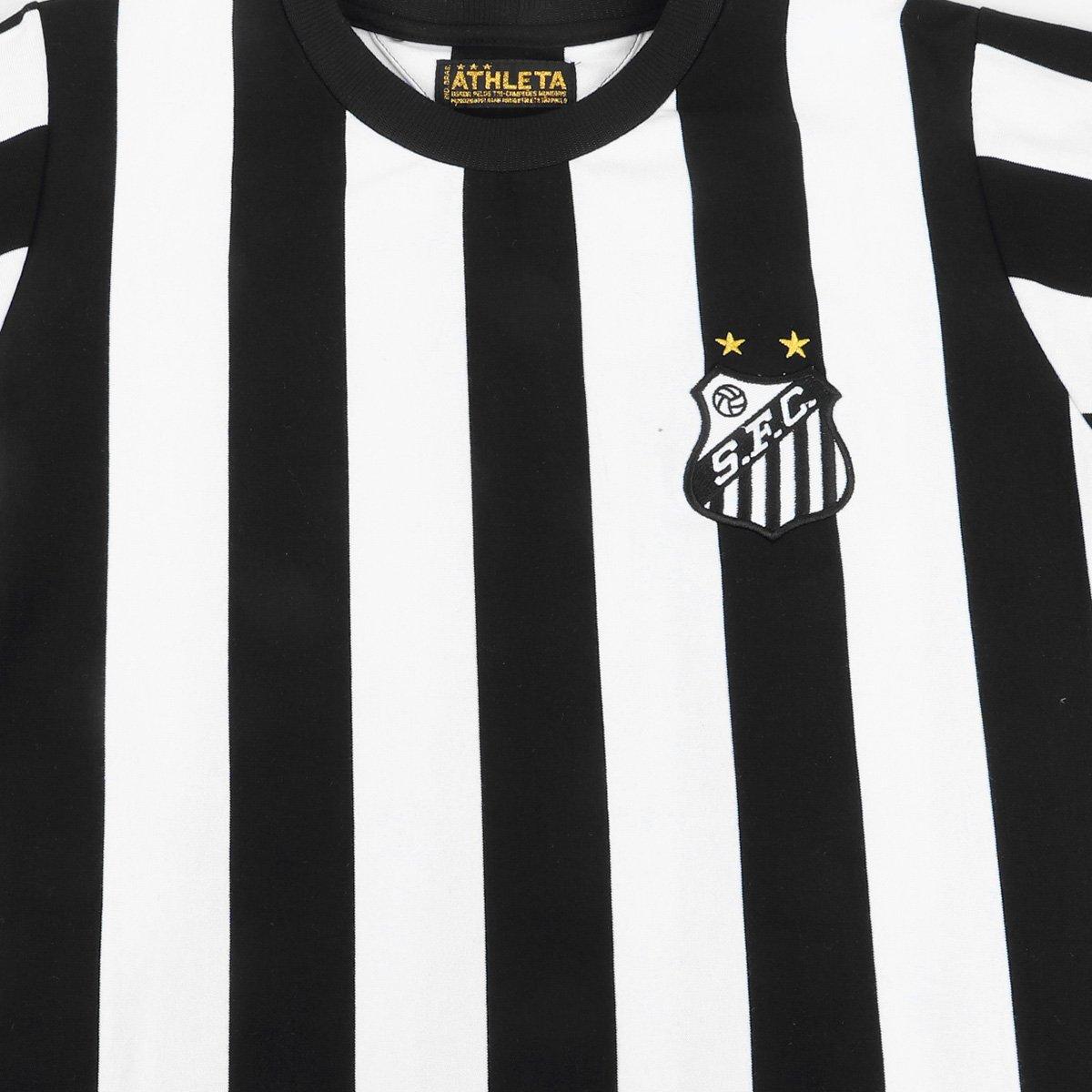 Camisa Retrô Santos 1974 Athleta Masculina - 4