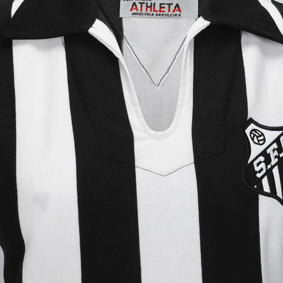 Camisa Polo Retrô Santos 1956 Athleta Feminina - 3