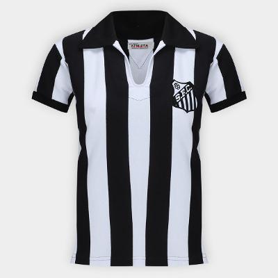 Camisa Polo Retrô Santos 1956 Athleta Feminina