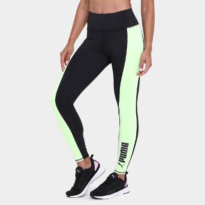 Calça Legging Puma Fit Eversculpt Color Block Wording Feminina