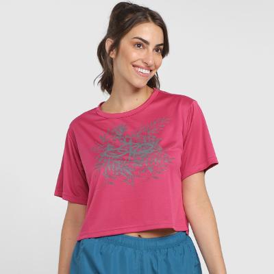Camiseta Cropped Olympikus Splash Feminina