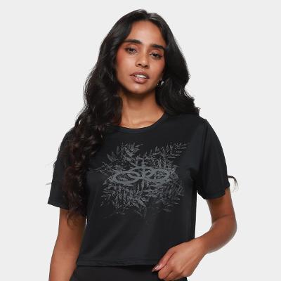 Camiseta Cropped Olympikus Splash Feminina
