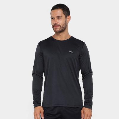 Camiseta Olympikus Essential Manga Longa Masculina