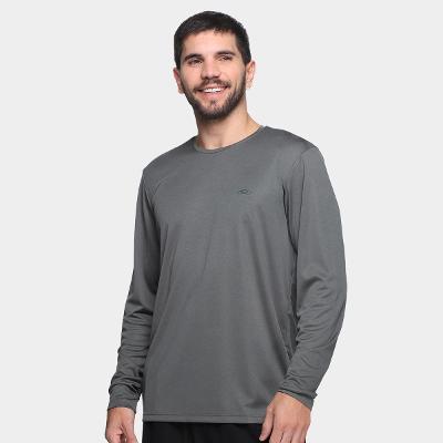 Camiseta Olympikus Essential Manga Longa Masculina