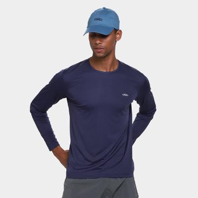 Camiseta Olympikus Essential Manga Longa Masculina