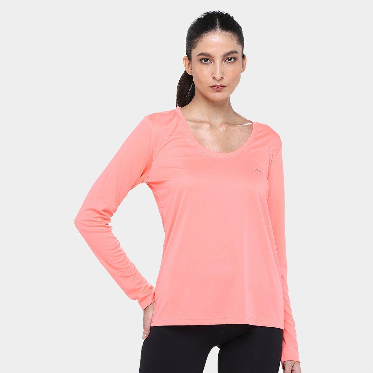 Camiseta Olympikus Essential Manga Longa Feminina - 1