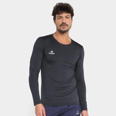 Camiseta Topper Térmica Classic New Manga Longa Masculina
