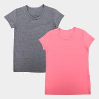 Kit Camiseta Estilo Do Corpo Dry Uv35 C/2 Feminina - 1