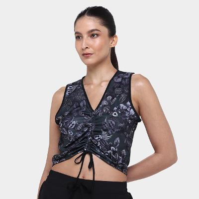 Cropped Área Sports Misty Feminino