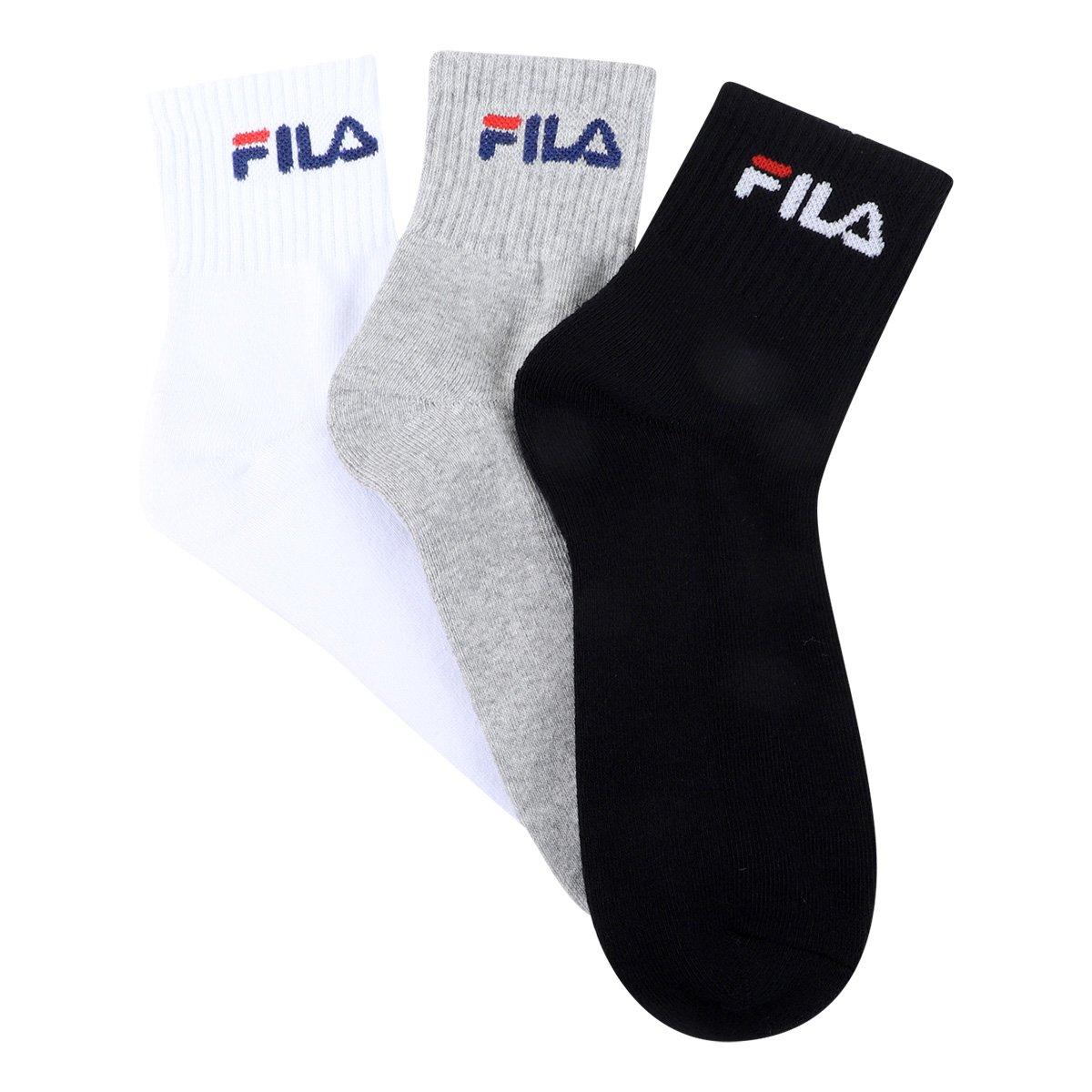 Kit Meia Fila Cano Médio Logo c/ 3 pares - 5