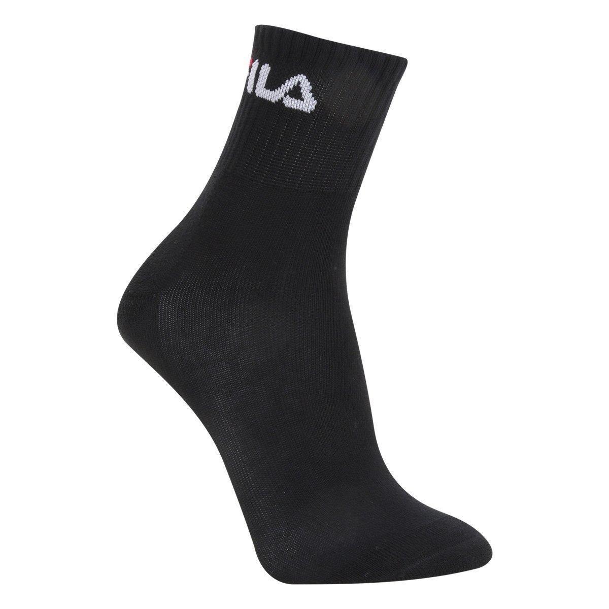 Kit Meia Fila Cano Médio Logo c/ 3 pares - 2