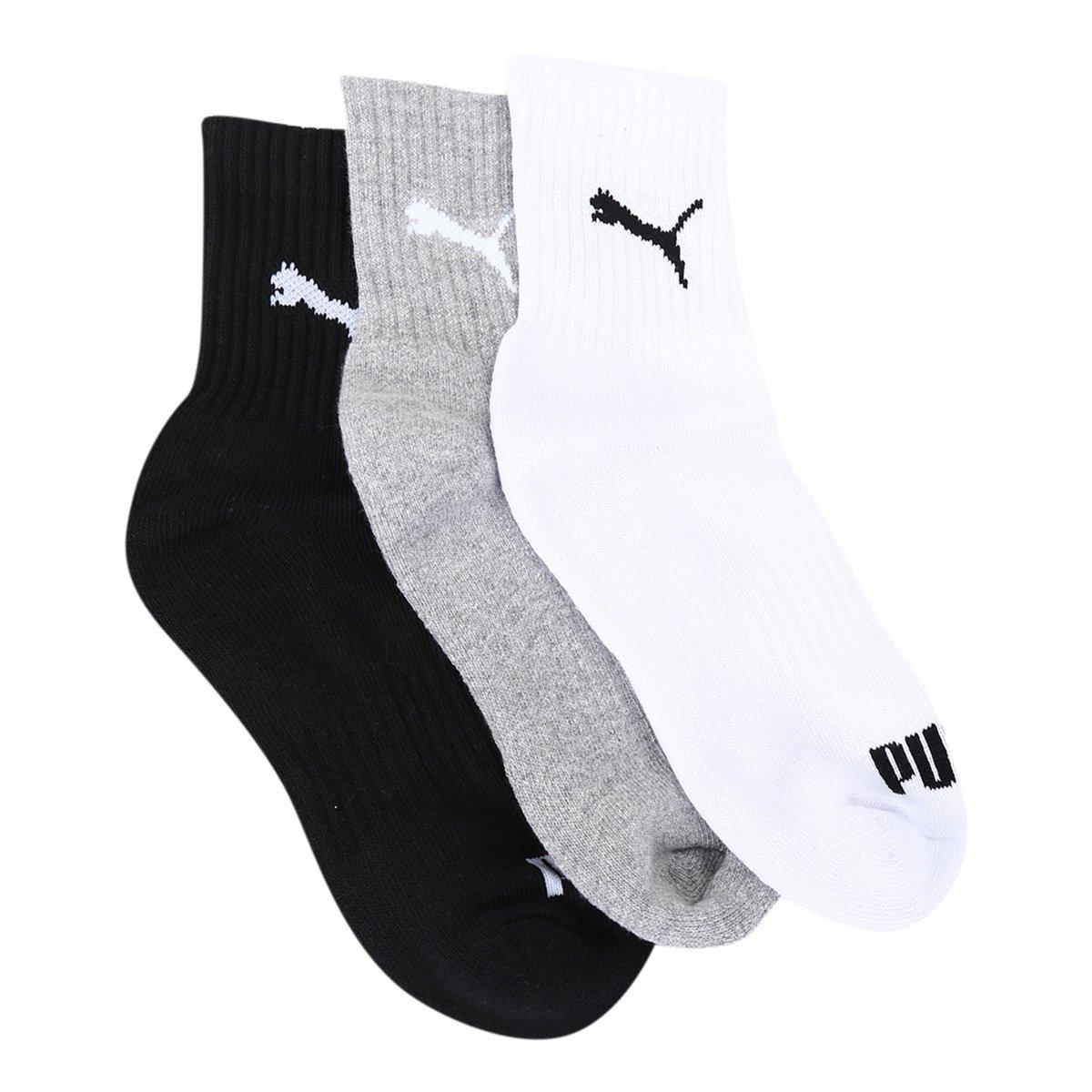 Meia Cano Médio Puma c/ 03 Pares - 5