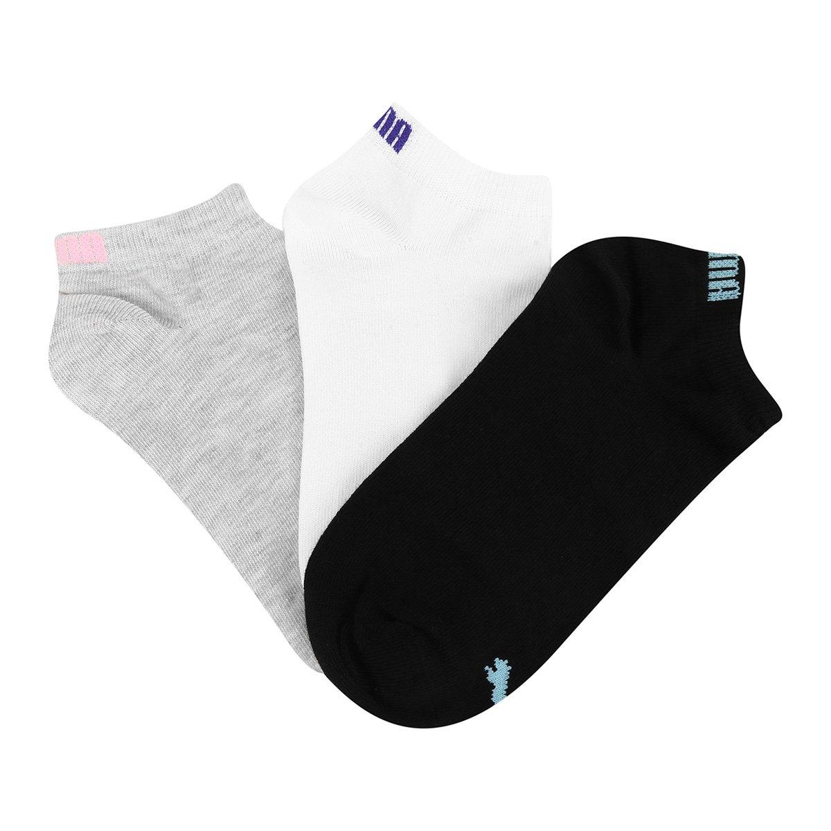 Meia Soquete Puma c/3 Pares - 6