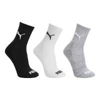 Meia Cano Médio Puma Logo c/ 3 Pares - 1