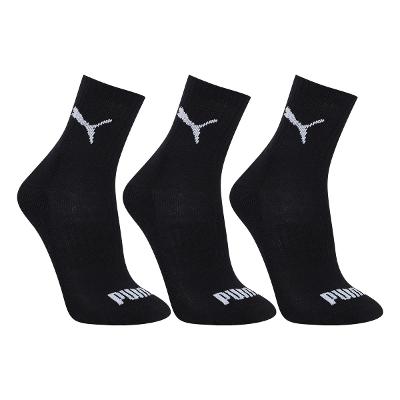 Meia Cano Médio Puma Logo c/ 3 Pares