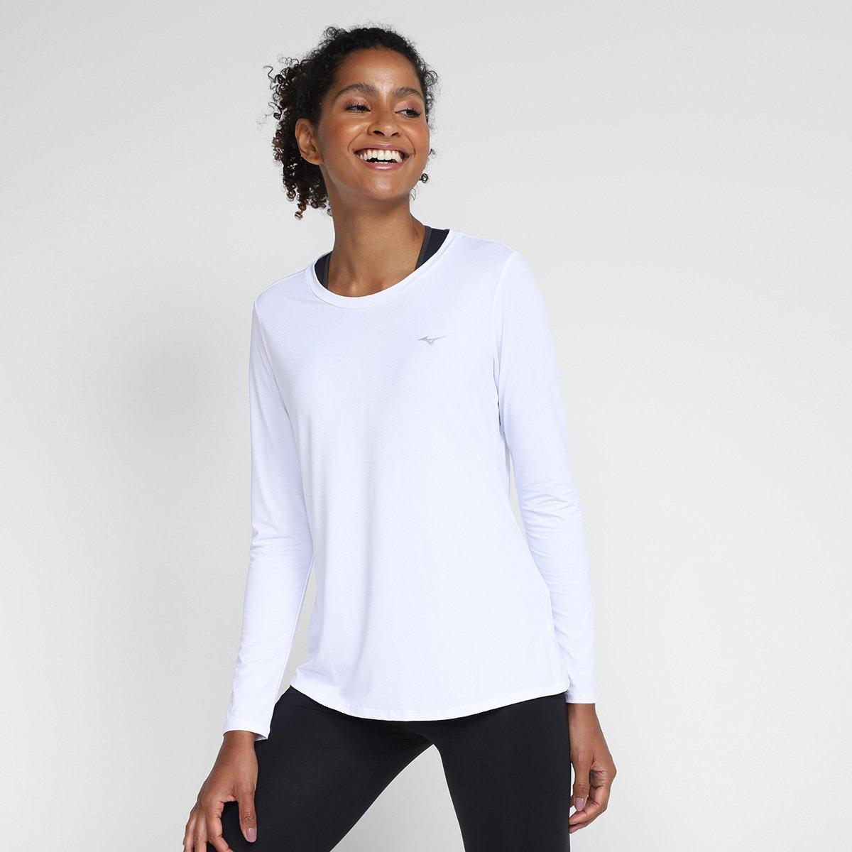 Camiseta Mizuno Pro Uv Manga Longa Feminina - 1