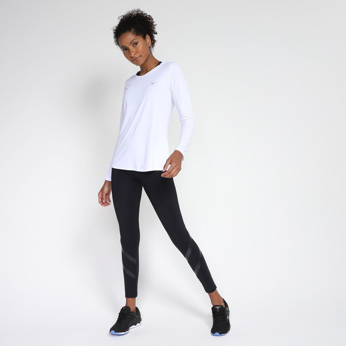 Camiseta Mizuno Pro Uv Manga Longa Feminina - 4