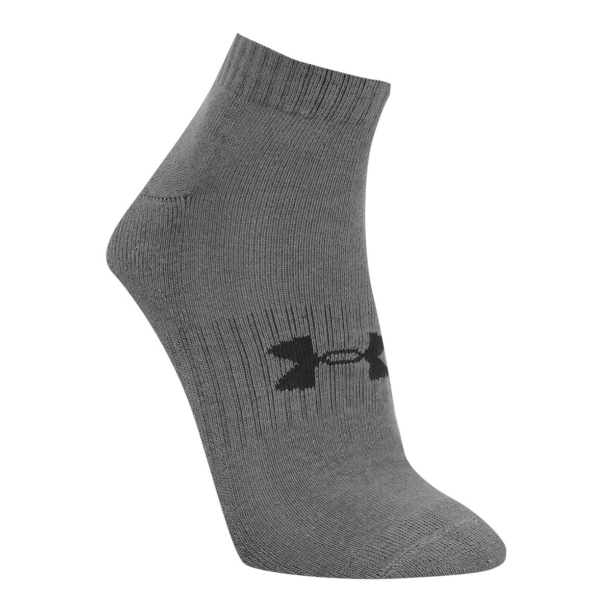 Kit Meia Under Armour Cano Curto C/ 3 Pares - 2