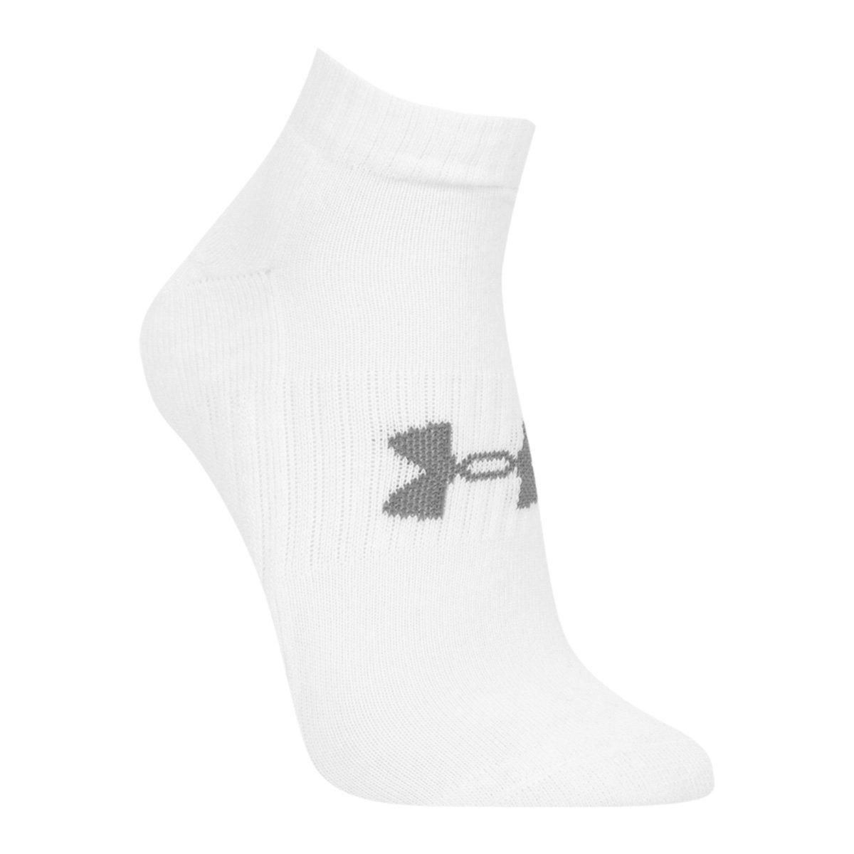 Kit Meia Under Armour Cano Curto C/ 3 Pares - 4