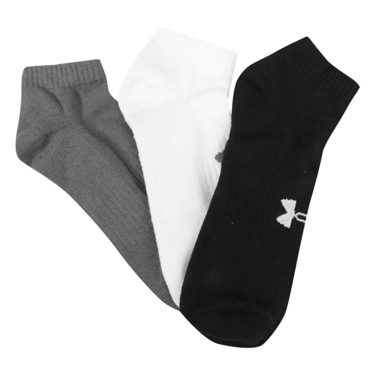 Kit Meia Under Armour Cano Curto C/ 3 Pares - 5
